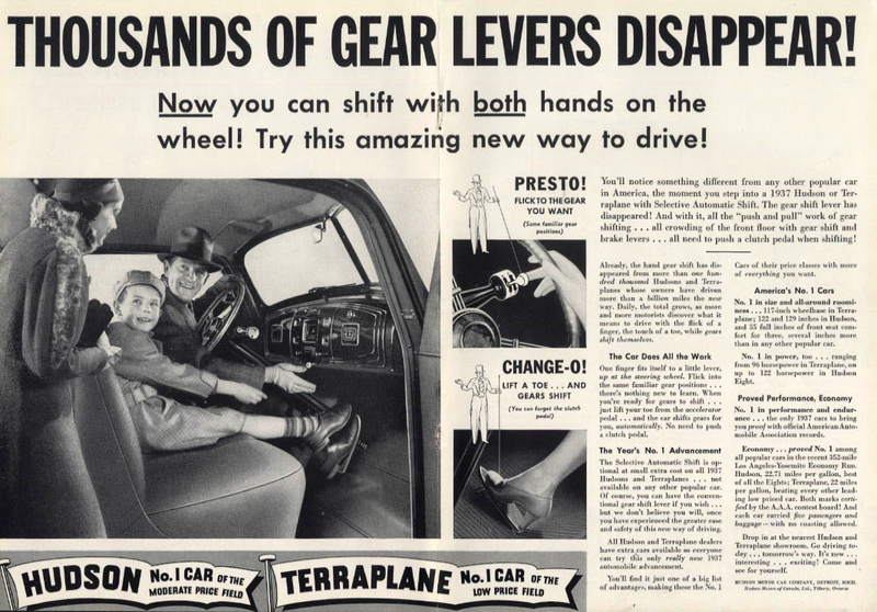 Illustration for article titled One Of The First Automatic Transmissions Had A Creepy Name And Was Like Watching A Ghost Shift